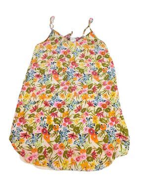RIELEY Dress mini Women's XS Floral Print Silk lined (polyester) READ